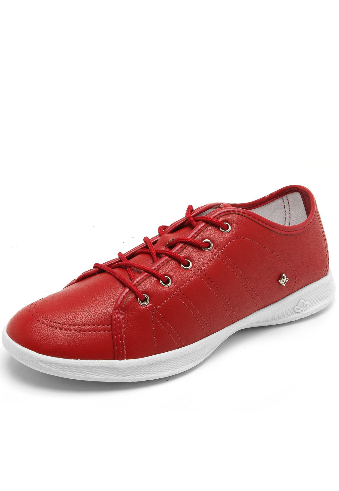 tenis vermelho cravo e canela